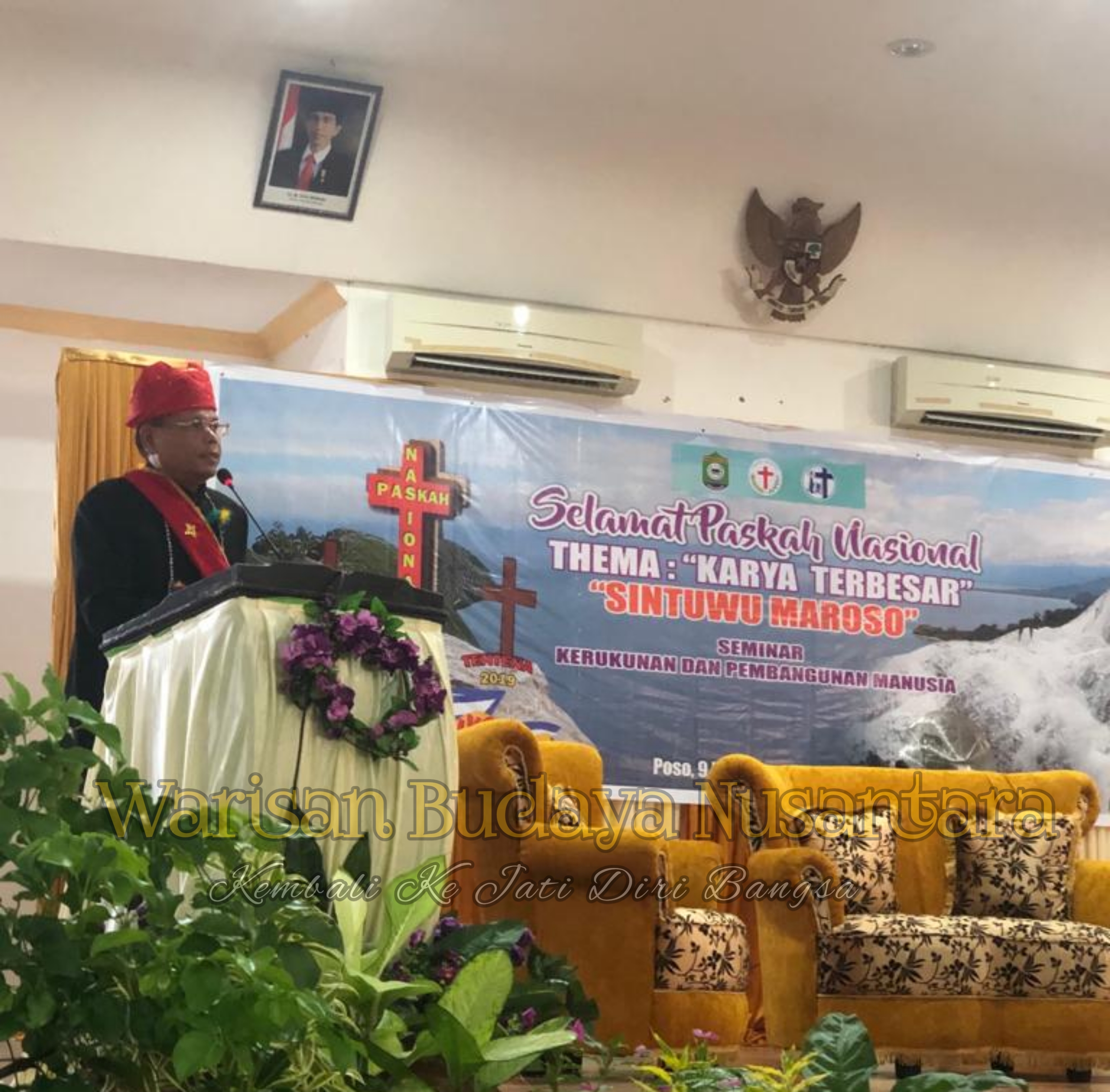 Obor Paskah Nasional 2019 Tiba di palu  langsung Menuju Poso