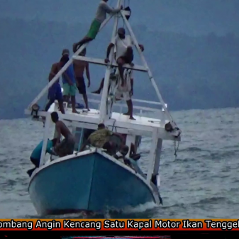Gelombang Angin Kencang Satu Kapal Ikan Di Maumbawa Ngada Tenggelam