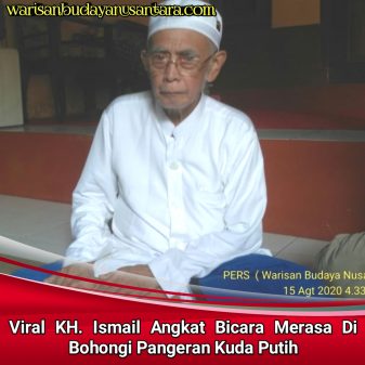Viral KH. Ismail Angkat Bicara Merasa Di Bohongi Pangeran Kuda Putih