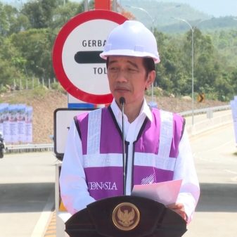 Presiden Jokowi Resmikan Ruas Tol Sigli-Banda Aceh