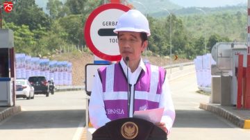 Presiden Jokowi Resmikan Ruas Tol Sigli-Banda Aceh
