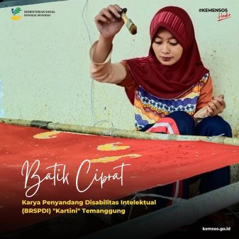 Batik Ciprat Karya Penyandang Disabilitas