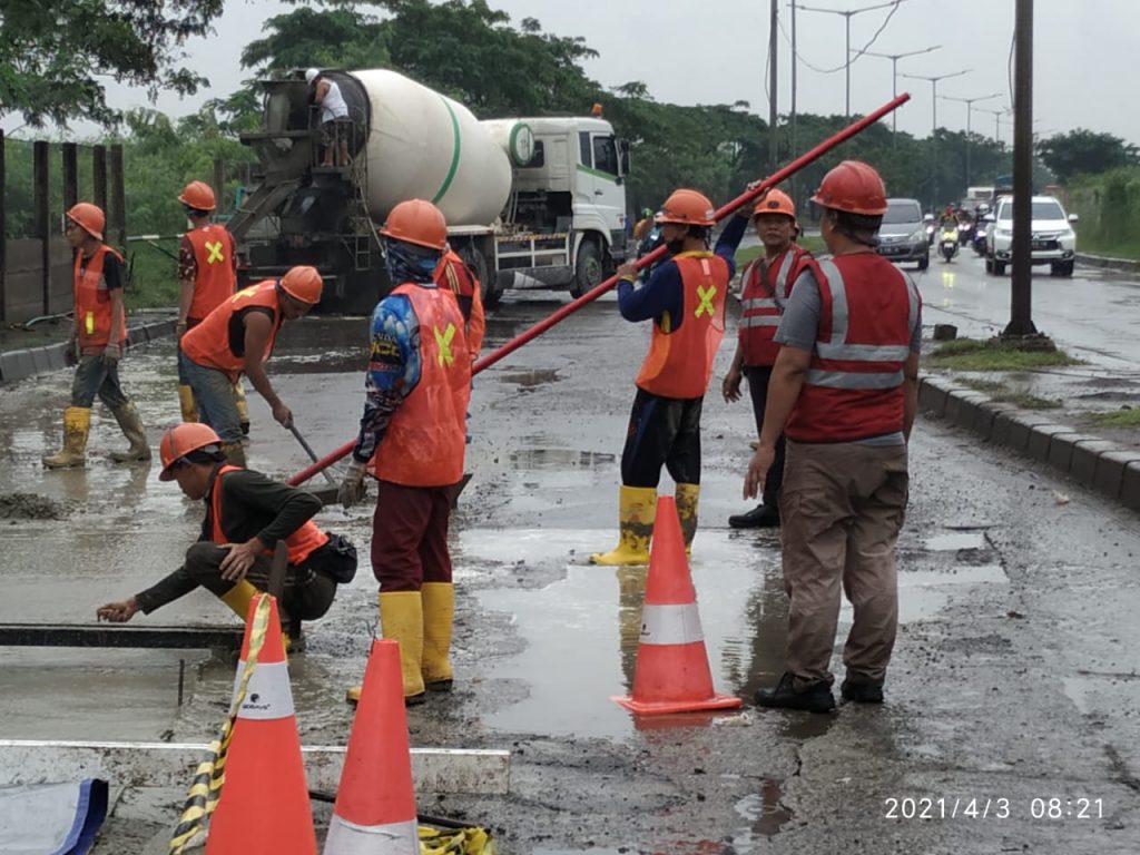 Perbaiki Jembatan di Cilincing, Dinas Bina Marga DKI Gunakan Beton Cepat Keras
