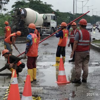 Perbaiki Jembatan di Cilincing, Dinas Bina Marga DKI Gunakan Beton Cepat Keras