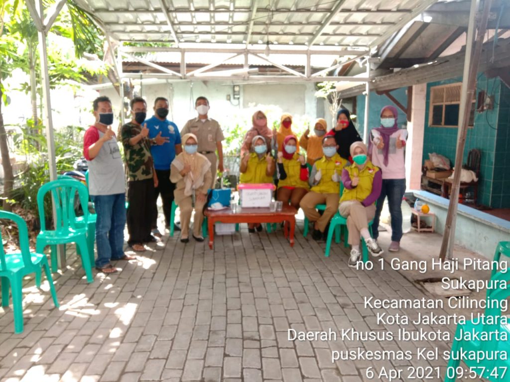 Sepuluh Warga RT 14 Kelurahan Sukapura Divaksinasi