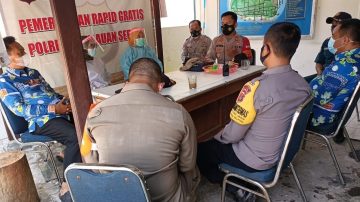 Perketat Aturan Prokes, Polsek Kep Seribu Selatan Cegah Penyebaran Covid-19