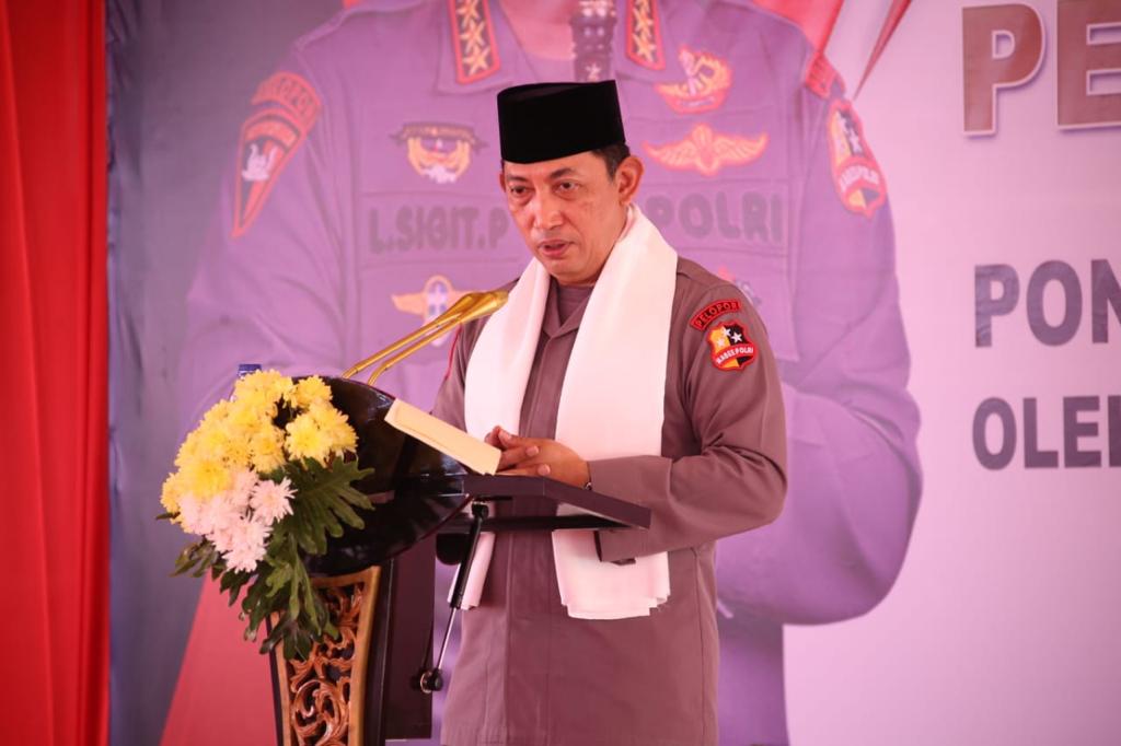 Resmikan Ponpes Tajul Falah Banten, Kapolri: Silahturahmi dengan Ulama Jangan Pernah Putus