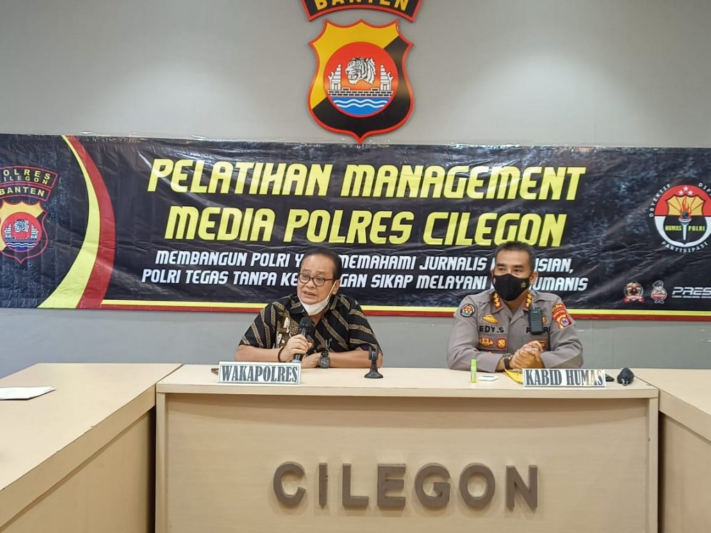 Ramadhan, Pelatihan “Jurnalisme Kepolisian” di Polres Cilegon