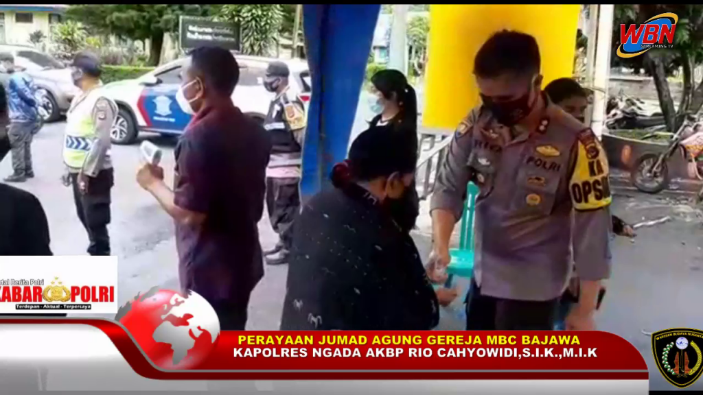 Kapolres Ngada AKBP Rio Cahyowidi,S.I.K.,M.I.K Pimpin Pengamanan Jumad Agung