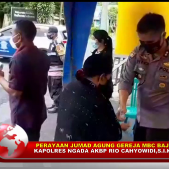 Kapolres Ngada AKBP Rio Cahyowidi,S.I.K.,M.I.K Pimpin Pengamanan Jumad Agung