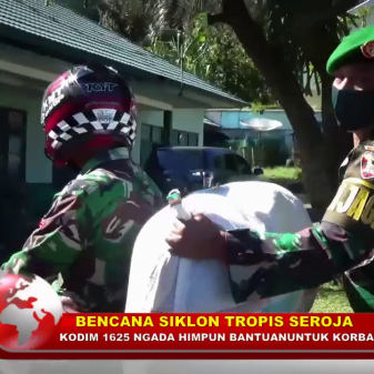 Kodim 1625 Ngada Himpun Bantuan Untuk Korban Bencana Di Flores Timur