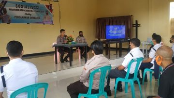 Puluhan Satpam Ikut Sosialisasi Peraturan Kepolisian No. 4 Tahun 2020 Di Mapolres Ngada NTT