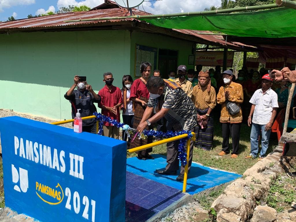 77 Keluarga Di Desa Nida Kecamatan Detukeli Ende Resmi Terpasok Air Bersih Pansimas