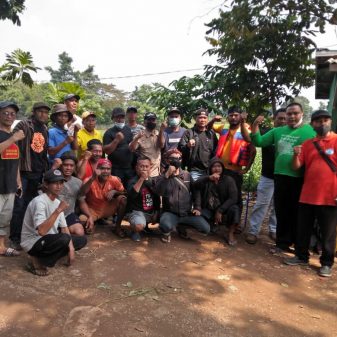 Komunitas Situ Pengarengan Gelar Aksi Baksos Di Setu Pengarengan Cisalak Kota Depok