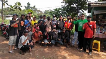 Komunitas Situ Pengarengan Gelar Aksi Baksos Di Setu Pengarengan Cisalak Kota Depok