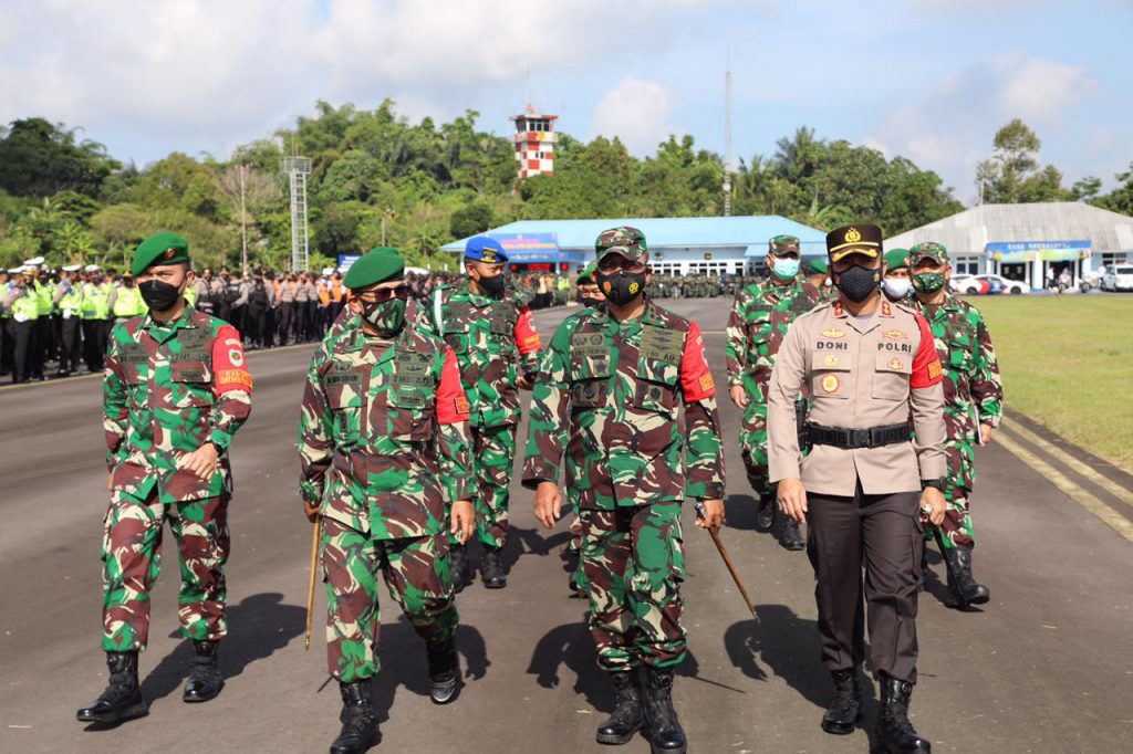 Gelar Pasukan/Gladi Pengamanan Kunjungan Kerja RI-2 Ke Ponpes Cipasung
