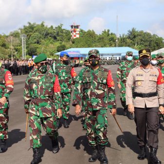 Gelar Pasukan/Gladi Pengamanan Kunjungan Kerja RI-2 Ke Ponpes Cipasung