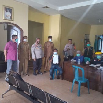 Giat Vaksin Lansia Desa Sukadaya Berjalan Kondusif