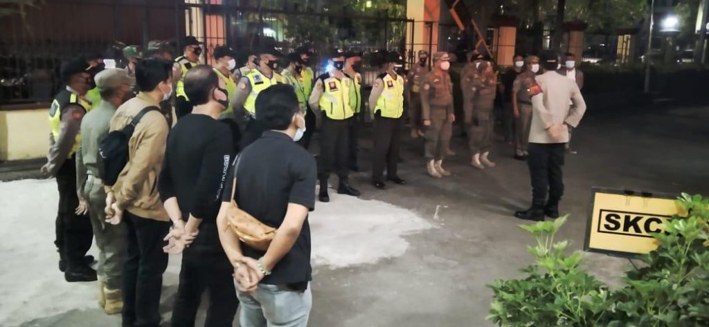 Sosialisasi PPKM, Lima Lokasi Kecamatan Penjaringan Disisir Tiga Pilar Jakut