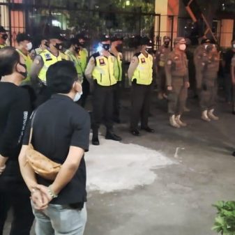 Sosialisasi PPKM, Lima Lokasi Kecamatan Penjaringan Disisir Tiga Pilar Jakut