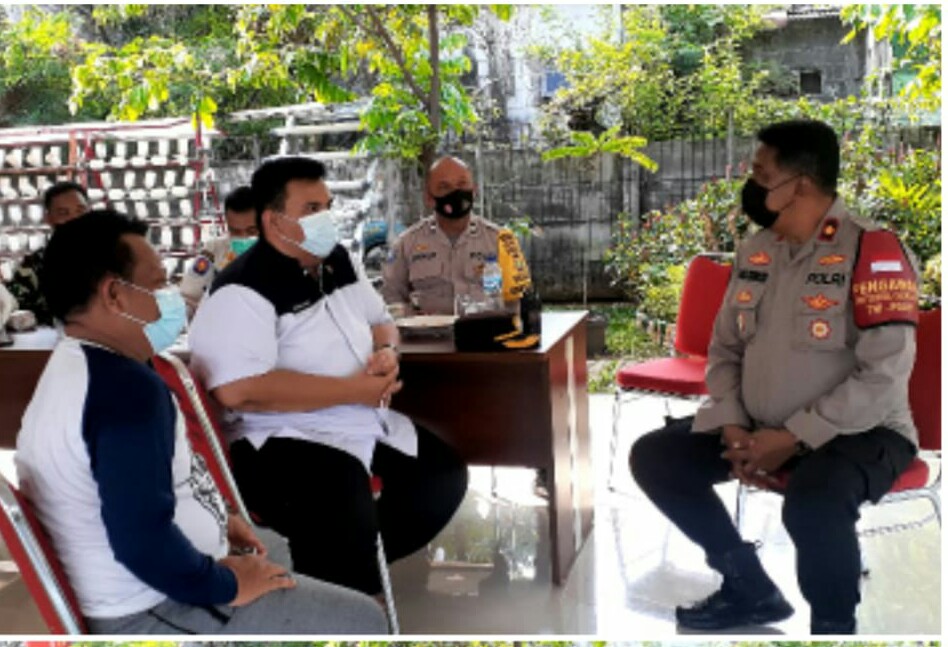 Kapolsek Cilincing Kompol Eko Budi Setio Sambangi Warga Semper Barat