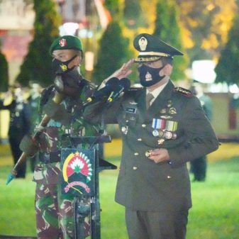 Danrem 071/Wijayakusuma Pimpin Apel Kehormatan dan Renungan Suci (AKRS) HUT RI Ke-76