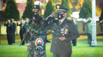 Danrem 071/Wijayakusuma Pimpin Apel Kehormatan dan Renungan Suci (AKRS) HUT RI Ke-76