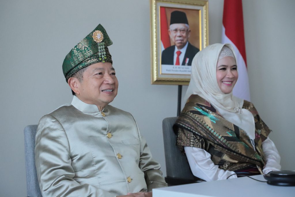 Menteri Suharso Hadiri Upacara HUT ke 76 Indonesia Merdeka