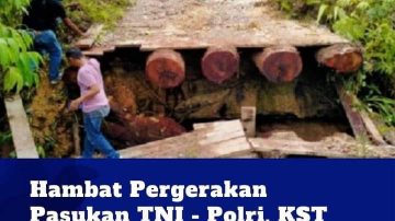 KST OPM Rusaki Jembatan Sebelum Menembaki Rombongan Danrem 181/PVT