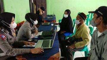 Warga Leuwiliang Antusias Datangi Vaksinasi Merdeka di Ponpes Al Karomah Kawalu