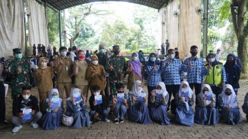 Persiapkan PTM Danrem 061/Sk Pantau Terus Menerus Centra Vaksinasi Pelajar Wilayah Bogor