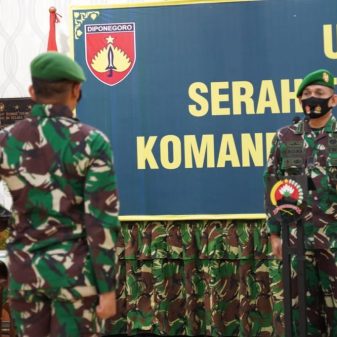 Danrem 071/Wijayakusuma Pimpin Serah Terima Jabatan Dandim 0712/Tegal