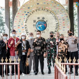 Peringati HUT Gong Perdamaian Dunia, Bupati Ciamis Ajak Masyarakat Rawat Situs Peninggalan Sejarah