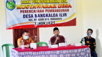 Percepat Program Pembangunan, Kuwu Bangkaloa Ilir Gelar Rapat Musdes RPJMDes