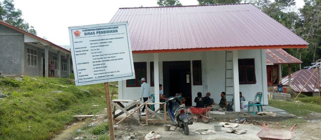 Pelaksanaan Pembangunan DAK Tahun 2021 Dinas Pendidikan KAB. Nias Barat Berjalan Dengan Baik Dan Sesuai Rencana