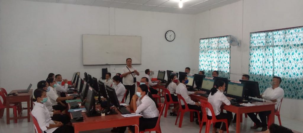Ujin P3K Di Nisbar Terlaksana, Bagi Yang Masih Belum Ujian Karena Gangguan Jaringan Akan Ada Ujian Susulan