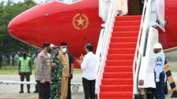 Presiden RI berkunjung ke Aceh Diterima Pejabat Forkopimda Aceh