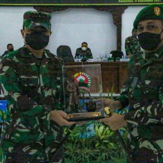 Danpusterad Kunjungi Markas Korem 071/Wijayakusuma
