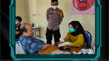 Polres Metro Bekasi Kota, Himbau Masyarakat Untuk Vaksinasi