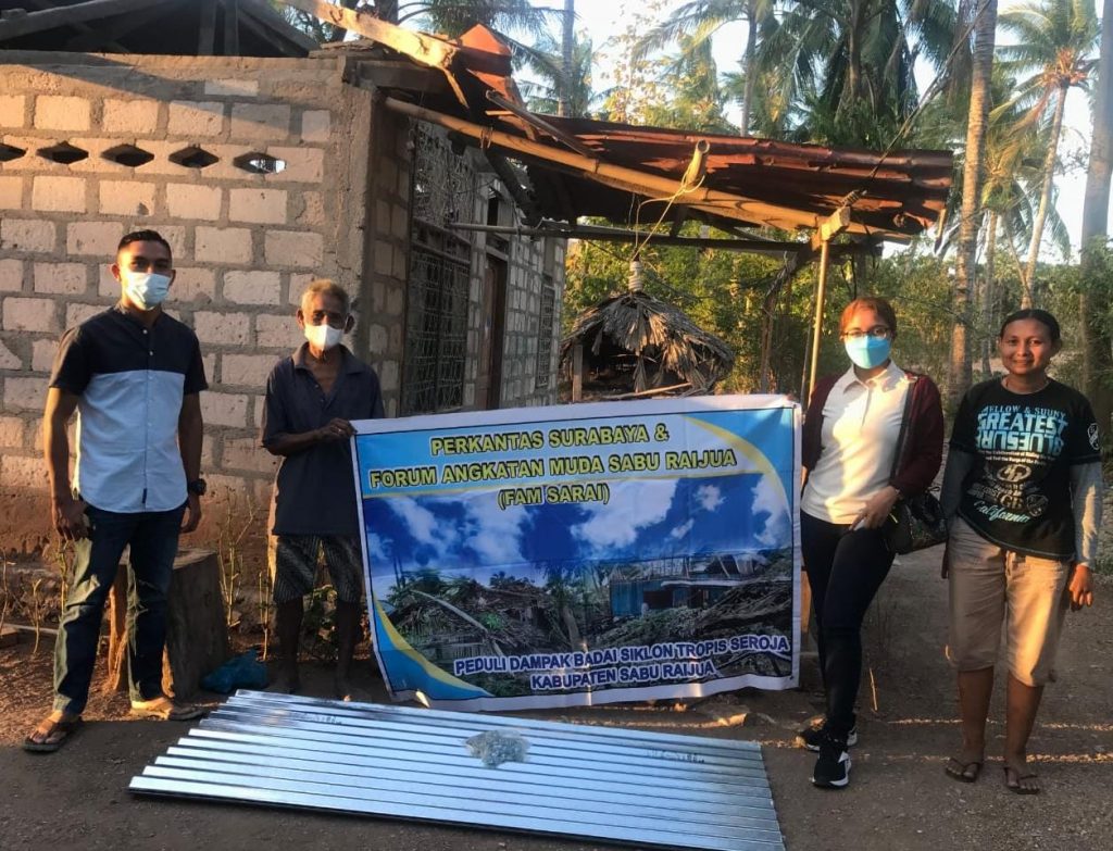 Kolaborasi Perkantas Surabaya Dengan FAM Sarai Distribusi Bahan Bangunan Tahap 2