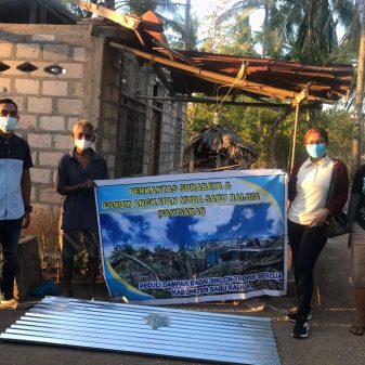 Kolaborasi Perkantas Surabaya Dengan FAM Sarai Distribusi Bahan Bangunan Tahap 2