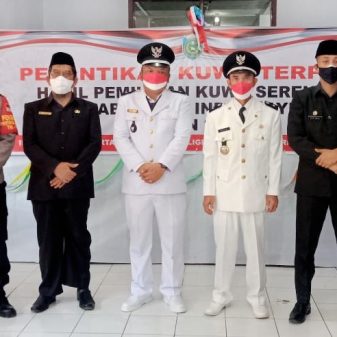 Dua Kuwu Terpilih Se-Kecamatan Lelea Resmi Dilantik