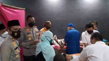 Kapolres Metro Jakarta Barat Kombes Pol Adi Wibowo, Hadiri Giat Khitanan Masal