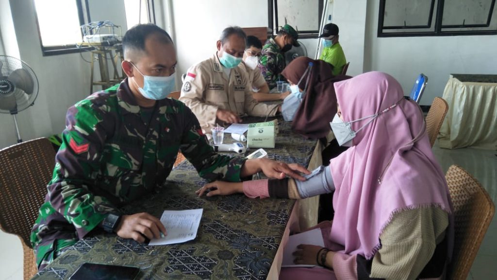 Korem 071/Wijayakusuma Kembali Giat Vaksinasi Bagi Mahasiswa Universitas NU