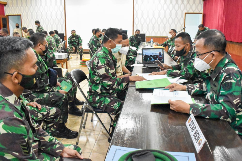 Tim Current Audit Itjenad Kunjungi Korem 071/Wijayakusuma.