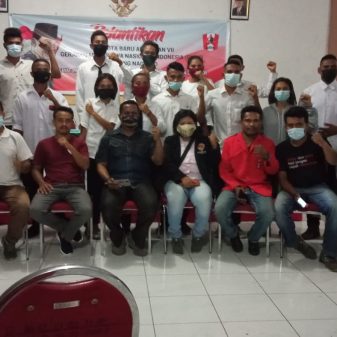 Puluhan Anggota Baru GMNI Nagekeo Flores Resmi Dilantik