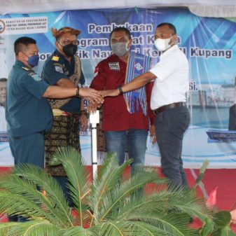 DPD Angelo Wake Kolaborasi Kemenhub Buka Program Padat Karya