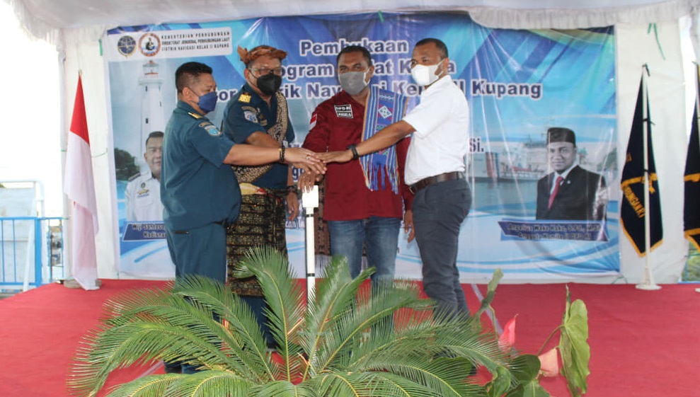 DPD Angelo Wake Kolaborasi Kemenhub Buka Program Padat Karya