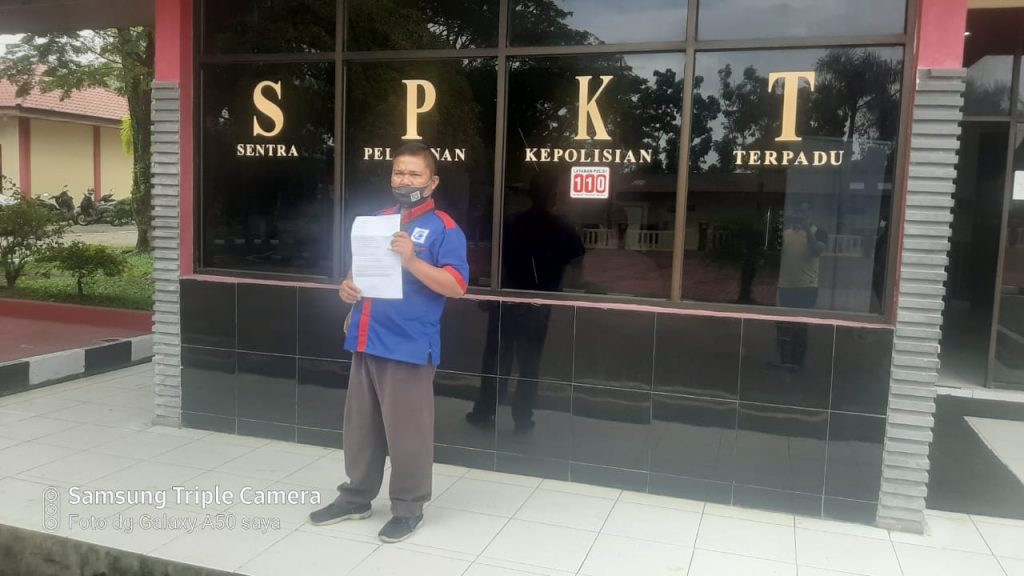 Diduga Plt Kades Baho Nias Utara Arogan, Dalianus Harefa Laporkan Ke Polres Nias