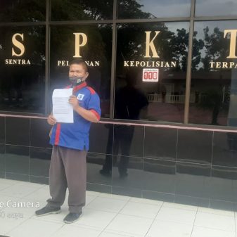 Diduga Plt Kades Baho Nias Utara Arogan, Dalianus Harefa Laporkan Ke Polres Nias